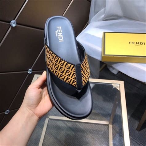 fendi monster flip flops